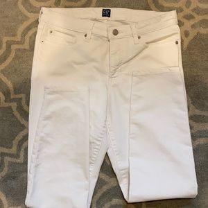 GAP white denim pants